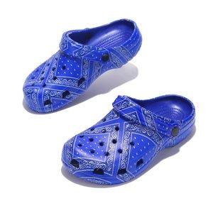 THE VIBES CLOGS-BLUE BANDANA